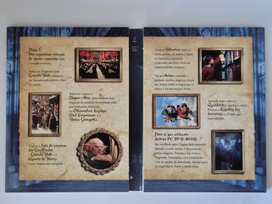 DVD Edição Especial Harry Potter e a Pedra Filosofal  (2 Discos)