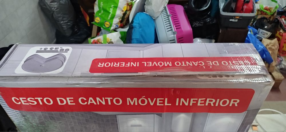 Cesto canto móvel inferior