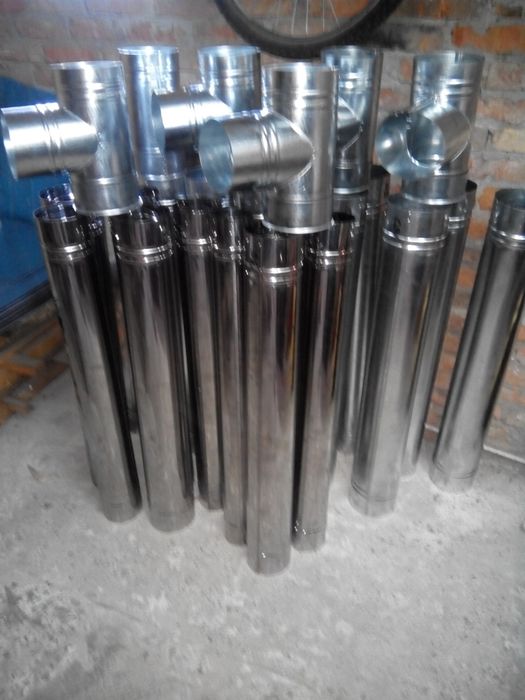 Монтаж, димоход, дымоход, трубы нержавеющие, труби.