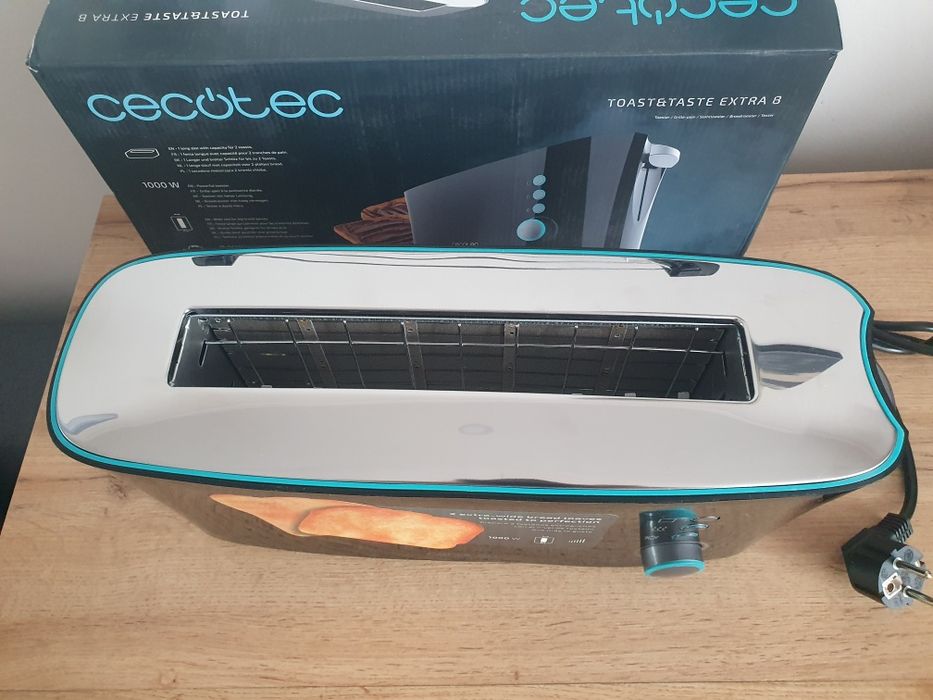 Toster Cecotec Toast&Taste Extra B czarny 1000W