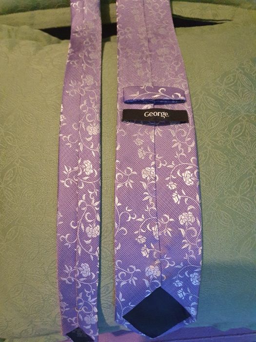 Krawat męski kwiaty