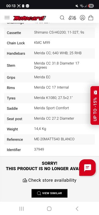 Matts 40 27,5" 2020 bicycle white