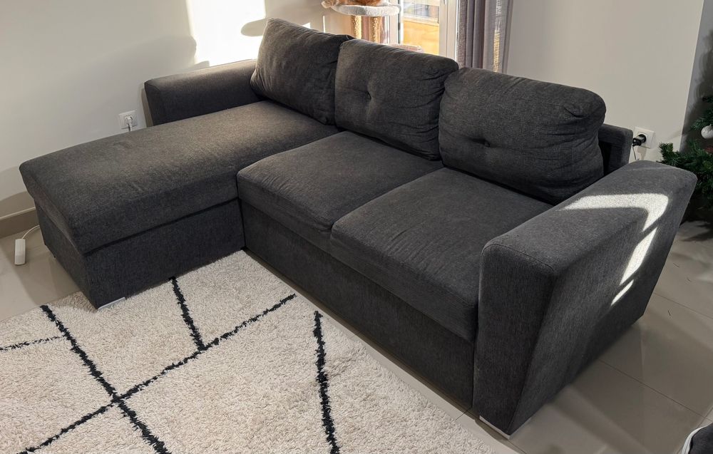 Sofá-cama chaise-longue