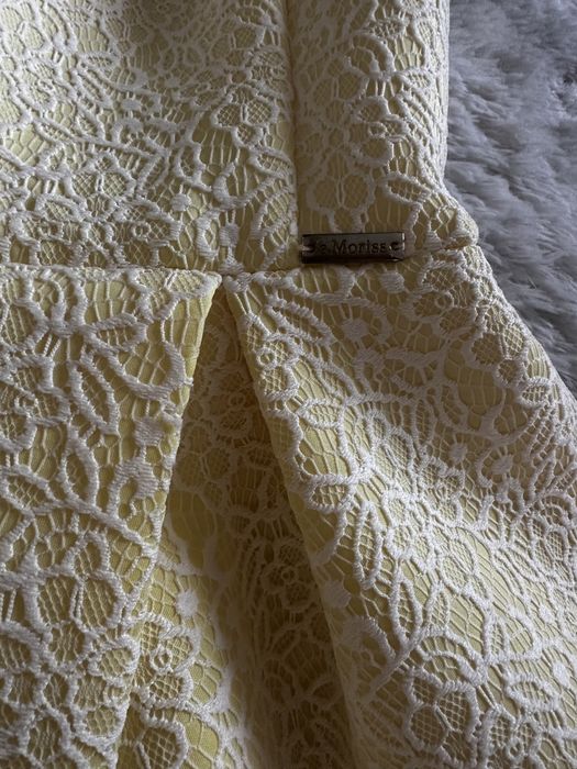 Piękna żółta sukienka wesele S/M