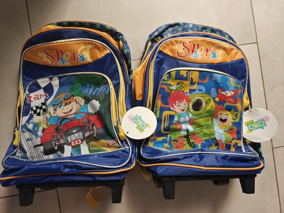 Plecak na kółkach. Cena za 2 szt