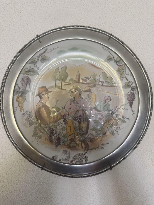 Coleção pratos de parede estanho - Vintage