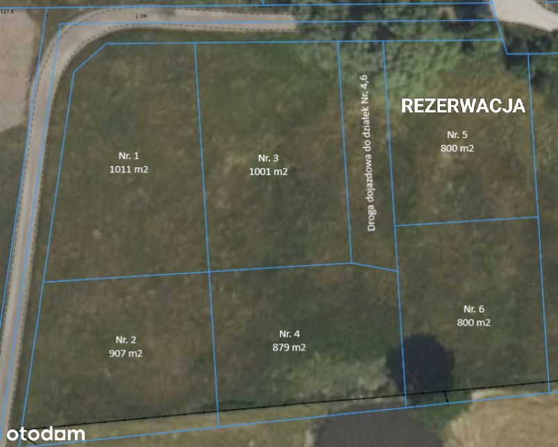 Działka (działki) budowlana Kotorydz 800m² - 1000m²