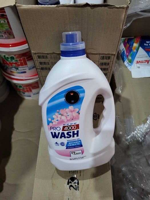 Pro Wash гель для прання 4000г Весняна свіжість 114 прань