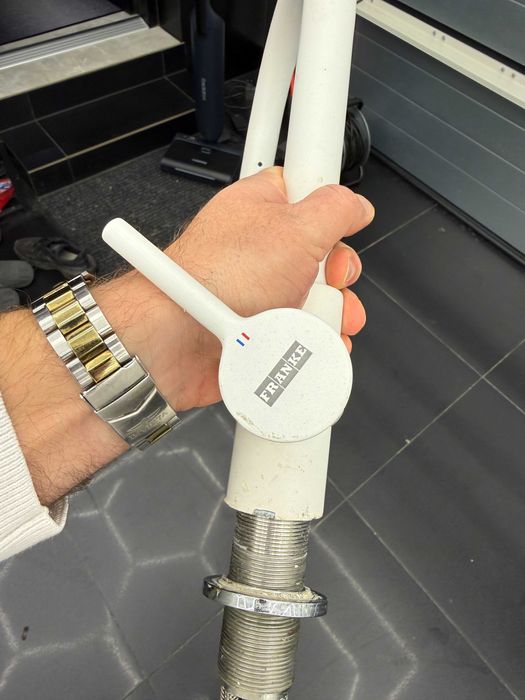 Bateria Kuchenna FRANKE Lina 115.0626.081 Biały polarny z wyciąganą