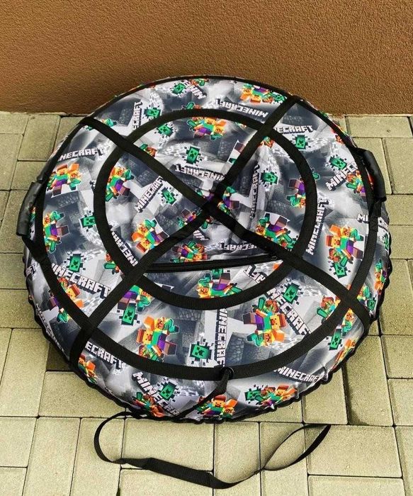 Тюбінг санки ватрушка тюбинг плюшка таблетка надувний для снігу зима