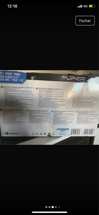 Volante superdrive GS 750 + pedais