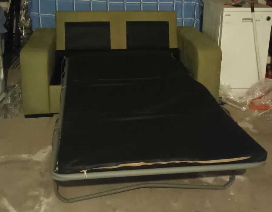 Sofá cama 2 lugares, em tecido