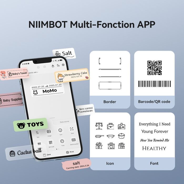 Термопринтер Niimbot D11H 300DPI