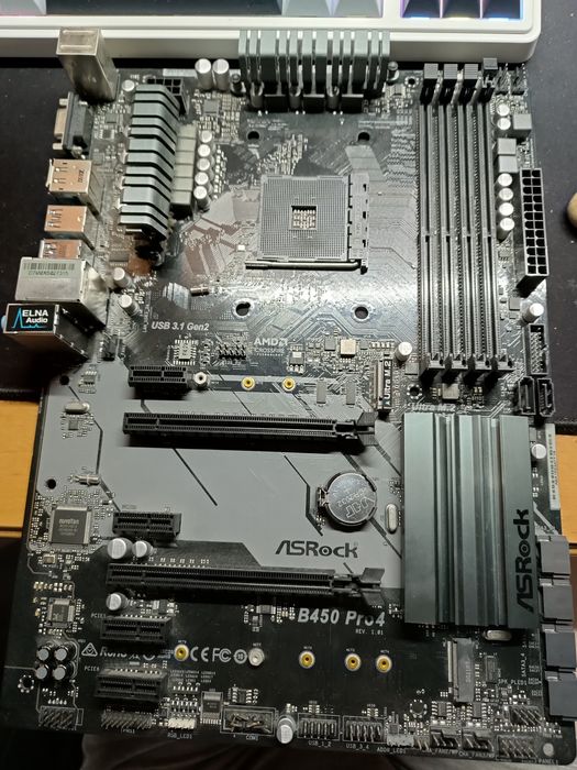 ДИВІТЬСЯ ОПИС!! Плата AsRock B450 pro 4 rev 1.01