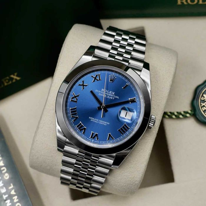 Rolex Datejust ref 126300 41mm  Azzurro Blue.Nowy 2026