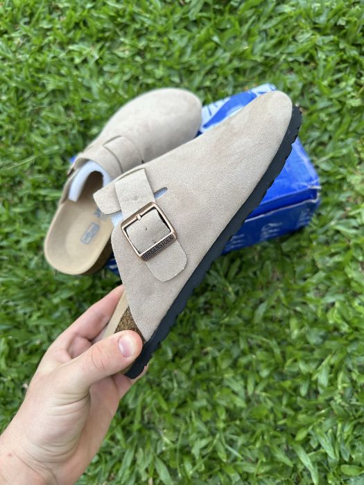 Birkenstock Boston Taupe (Bege) Camurça | Tam. 39