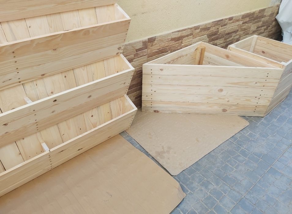 Horta floreira vertical