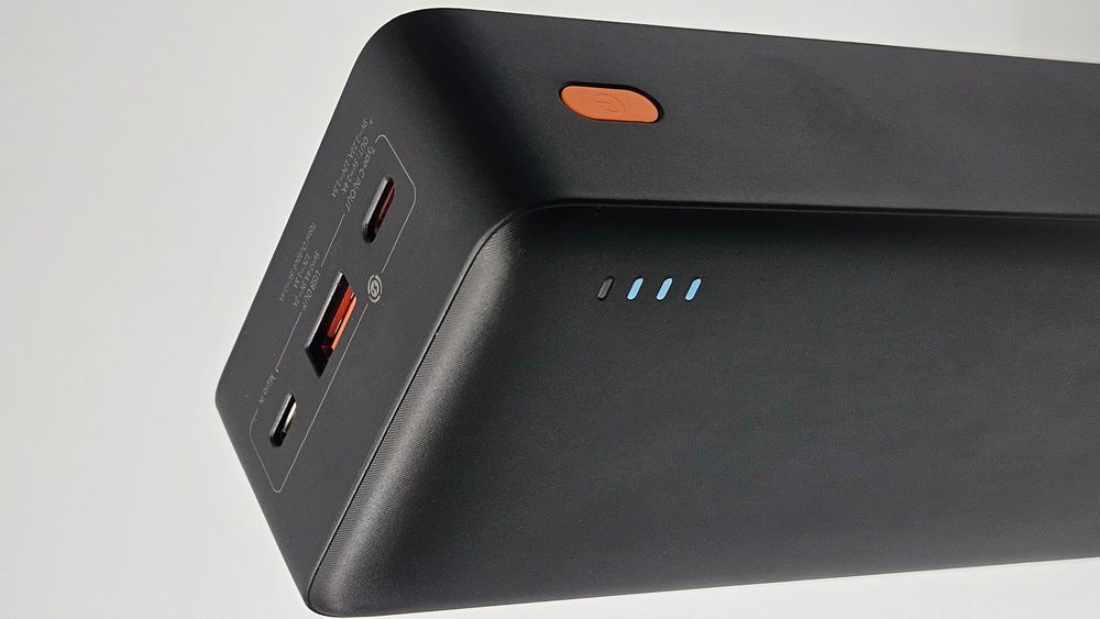 Powerbank Baseus Airpow Fast Charge 20W 30000mAh z kablem USB-C - USB-C 30cm - czarny | xXE