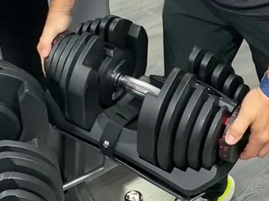 гантеля регульована на підставці від 5 до 40 кг гантель гантелі 17 рів