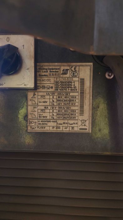 Spawarka Tig 3000i AC/DC, TA24 AC/DC