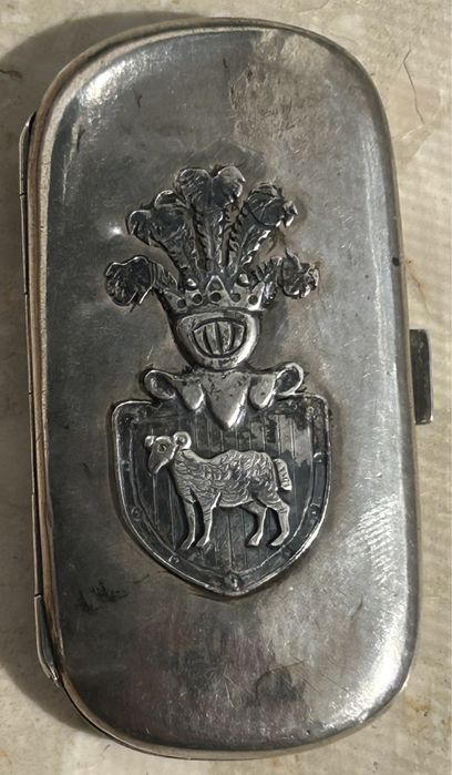 Papierośnica damska z Herbem Junosza Ag 900