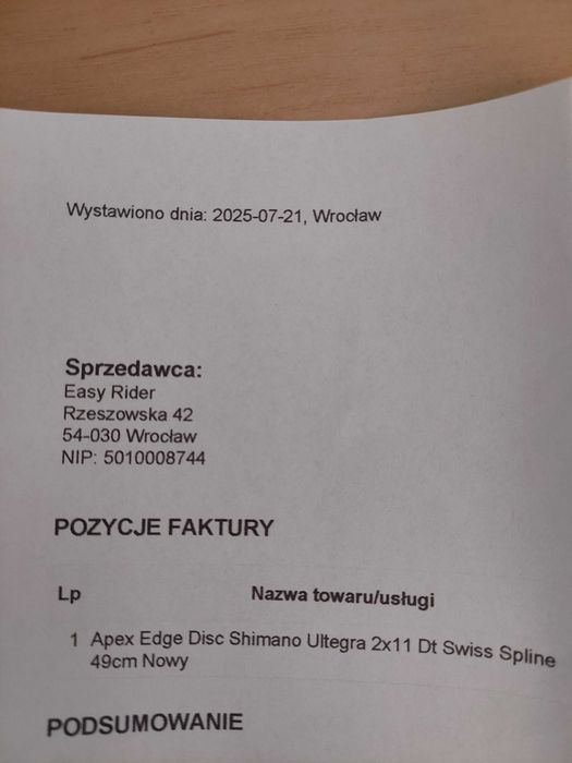 Rower szosowy Apex Edge rozmiar XS