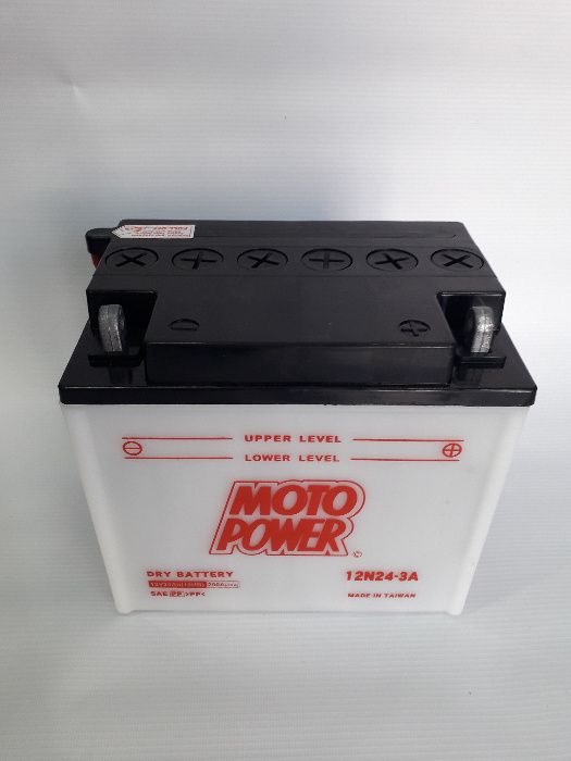 Akumulator do kosiarki traktorka 12N24-3A Moto Power 12V 24Ah 200A