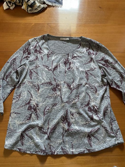 Conjunto 7 camisolas de manga comprida tamanho M