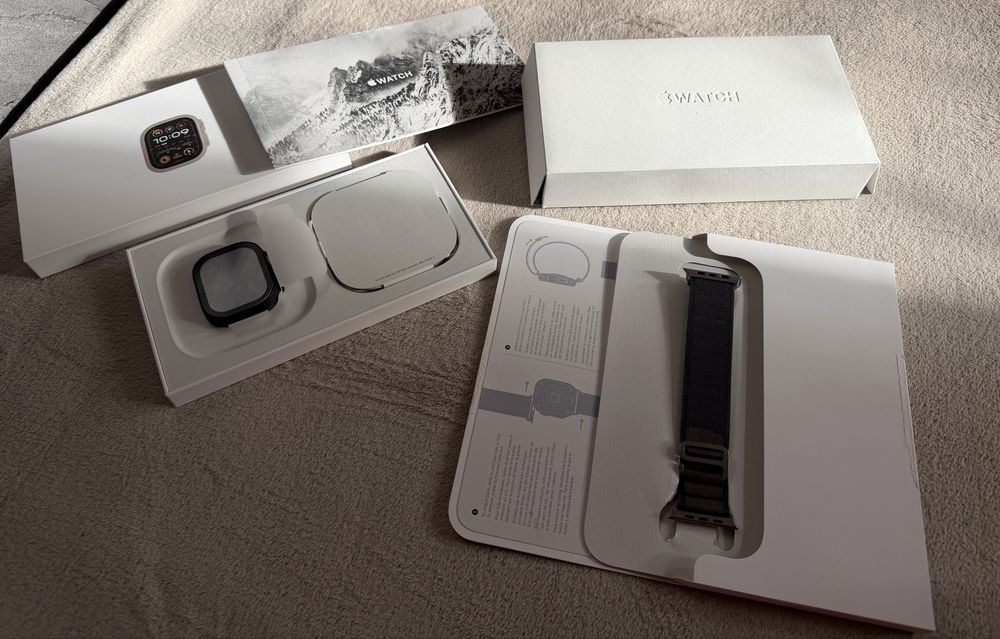 Appel watch Ultra 2 od nowosci w jednych rekach