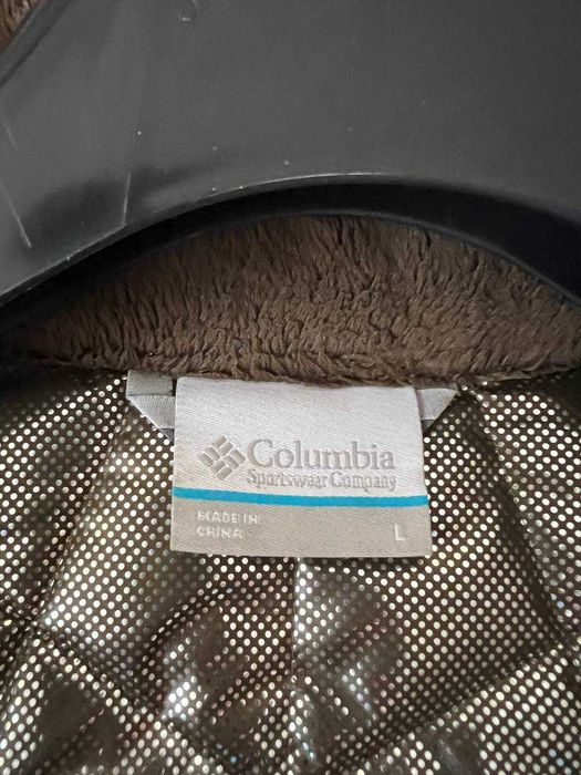 Куртка жіноча зимова Columbia, розмір L, колір хакі, omni-heat.