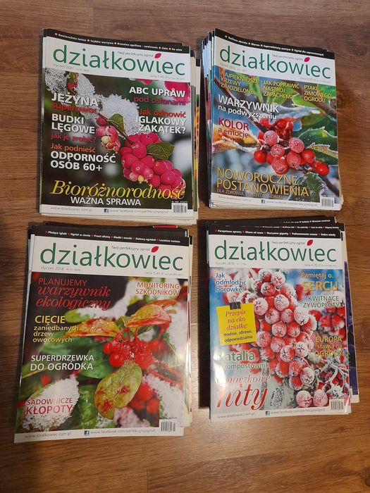 "Działkowiec" cztery roczniki