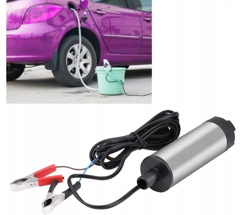 Насос в 19л баклашки для перекачування води, рідини 12V 38мм занурювальний для каністр бутлів 19л дизеля води керосину паливний насос автомобільний