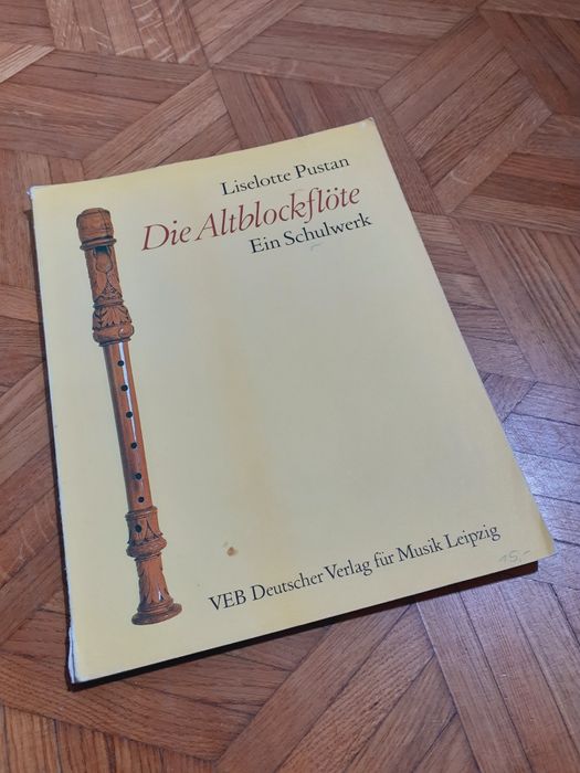 Nuty na flet altowy zbiór 6szt