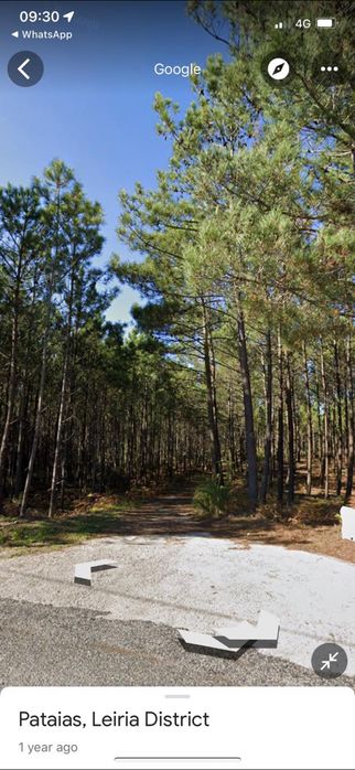 Terreno urbanizável com 9.305 m2 em Pataias, Alcobaça