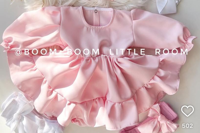 Дитяча святкова боді-сукня 80 розмір