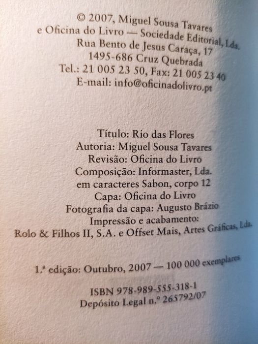 Livros de Miguel Sousa Tavares