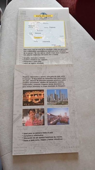 Singapur Guía e Mapa de Viaje (castelhano)