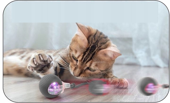 Игрушка для собак и кошек Интерактивная умная  мячик