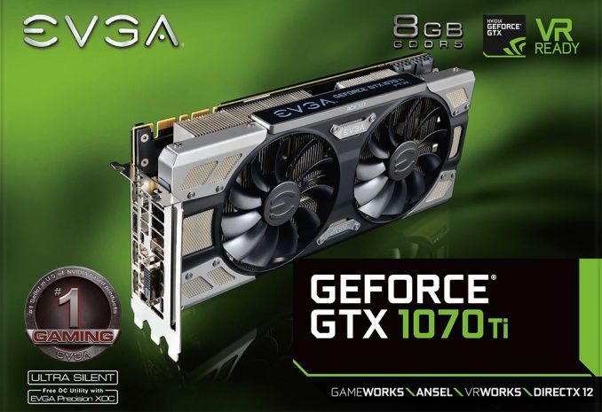 Evga Gtx 1070 Ti Ftw Ultra Silent Grafica Evga Evga Geforce Gtx