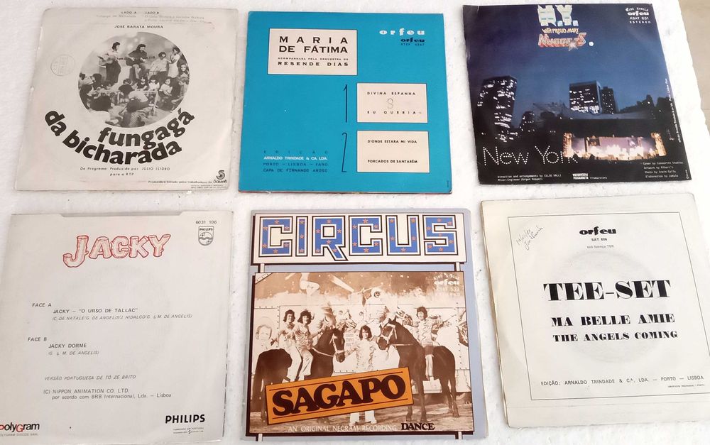 Vinis singles, lote nº 16 de 6 discos por 7€