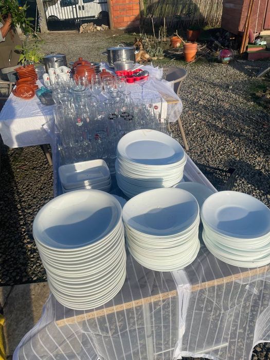 Copos, talheres, panelas e muito mais.