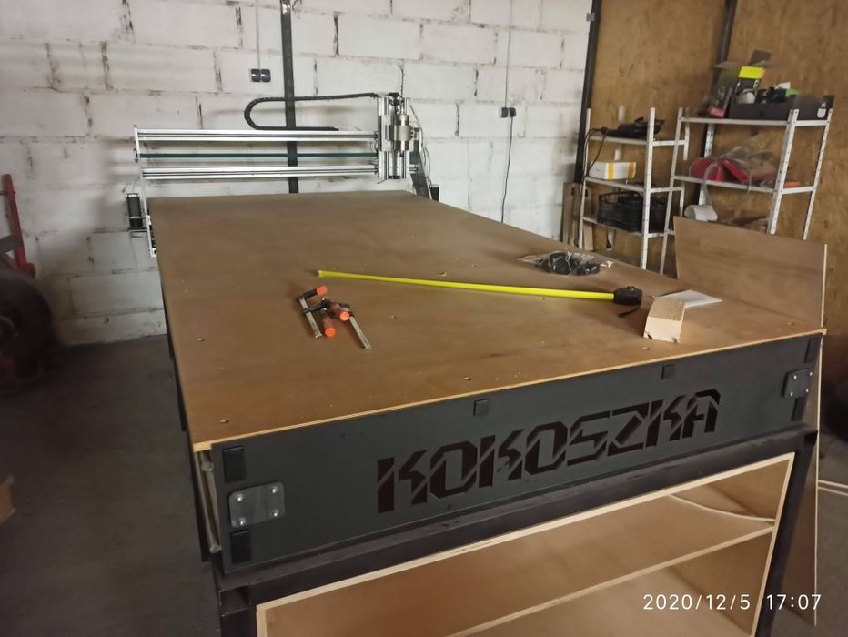 KOKOSZKA V4 polski ploter CNC 2500x1250x120 laser frezarka plazma