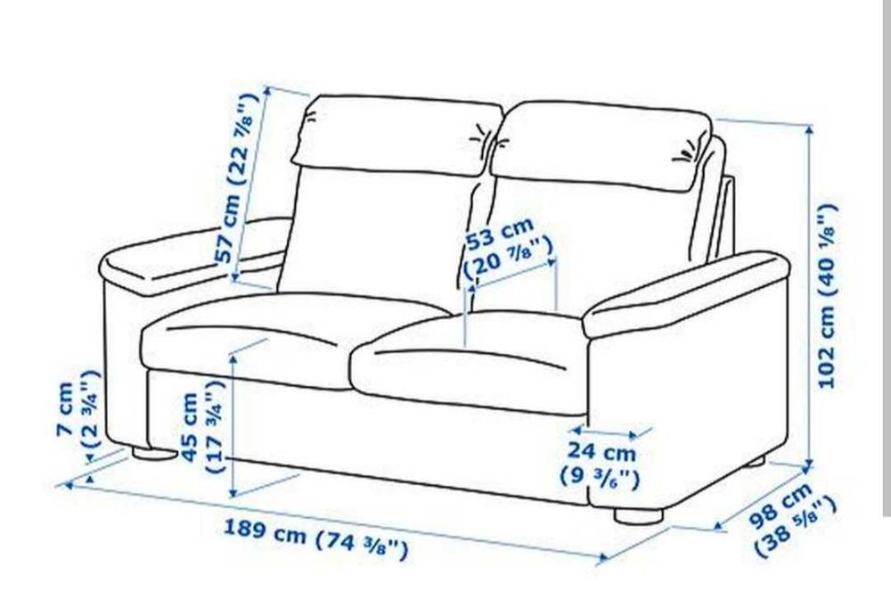 Capa sofá-cama LIDHULT IKEA branca