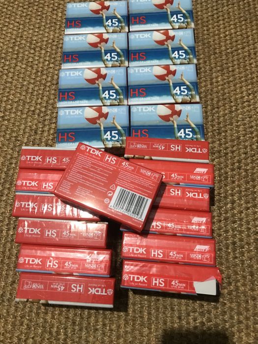 K7 tdk HS vhs-c novas e lacradas