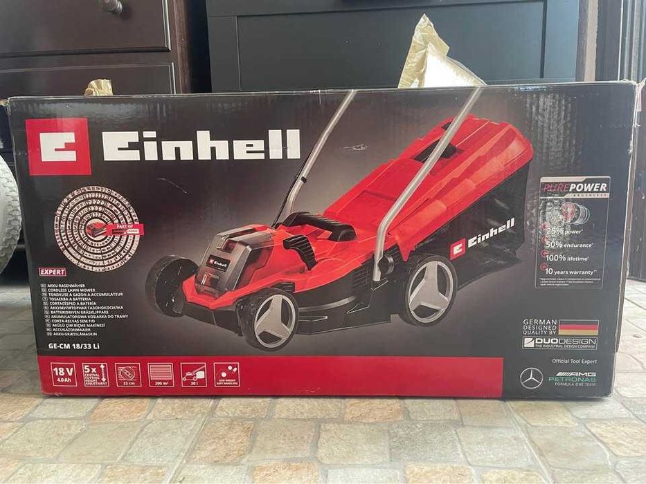 Corta-relva a bateria Einhell GE-CM 18/33 Li-Solo - Como Novo