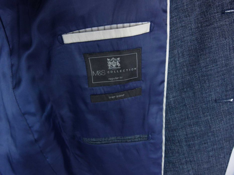 Marks & Spencer marynarka len poliester UK 46 / EU 56 - XXL