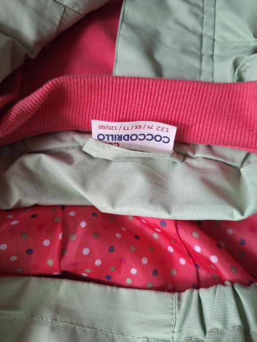 Coccodrillo kurtka parka 2w1 bluza rozm. 122