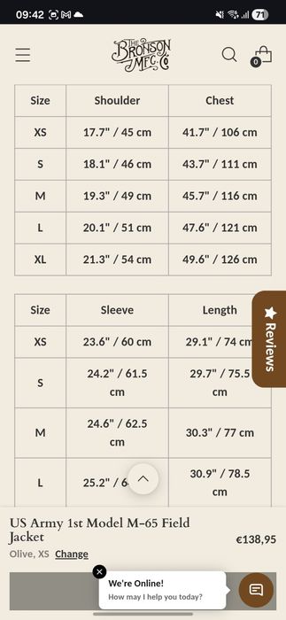 Casaco M65 Bronson MFG