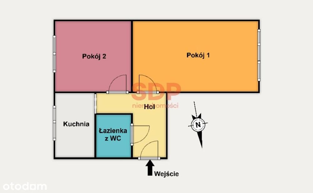 Ustawne 2 pokoje w spokojnej części Teofilowa - Widok 6