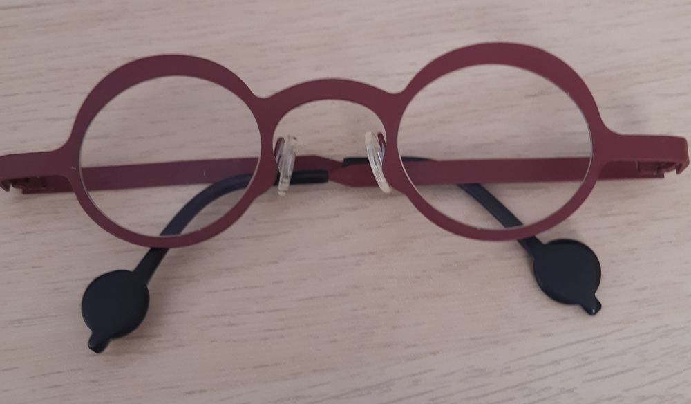 Oprawki bordowe okulary